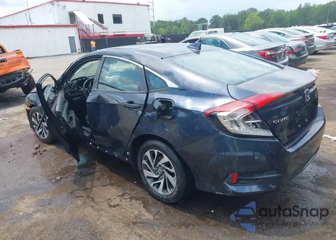 2018 Honda Civic Ex from USA, damaged, VIN 2HGFC2F72JH535878